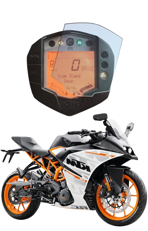 Screen Protector Compatible with KTM RC 200 | Screen Guard KTM RC 390